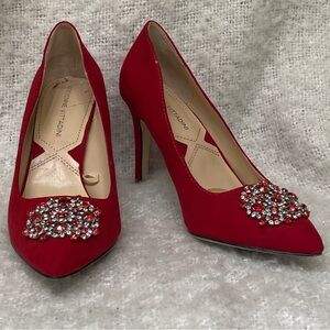 Adrienne Vittadini red pumps